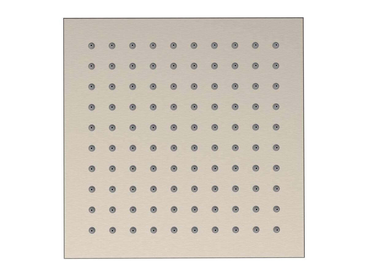 Supporting Image - Mizu Bloc Overhead Shower Brass 200mm Brushed Nickel (3 Star)