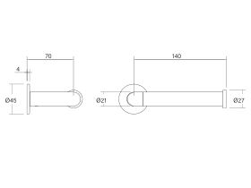 Technical Drawing - Faucet Strommen Vara Toilet Roll Holder