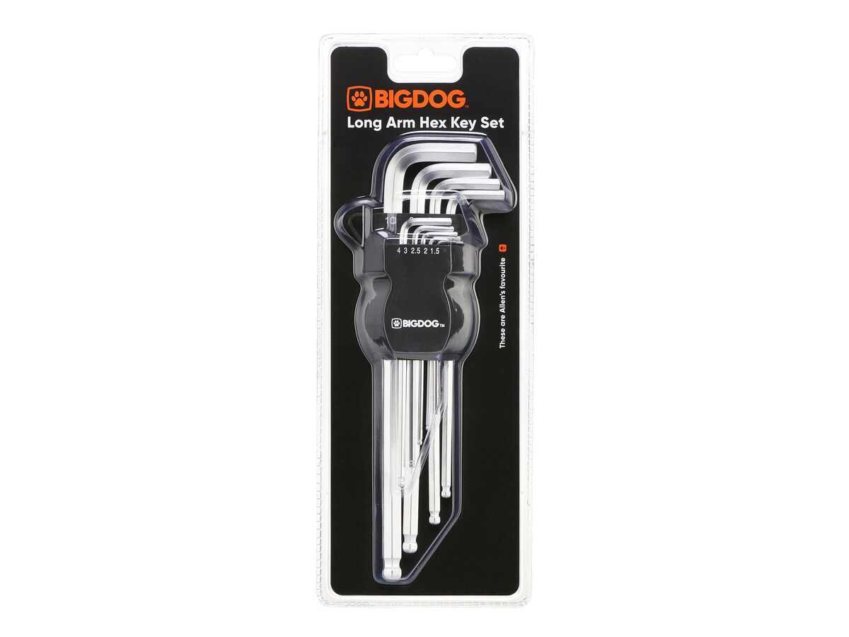 Bigdog Long Arm Hex Key Set
