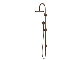 Hero - Sussex Scala Nova Twin Rail Shower PVD Brushed Bronze