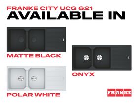 Franke City Fragranite Double Bowl with Drainer Inset Sink Colour Swatch