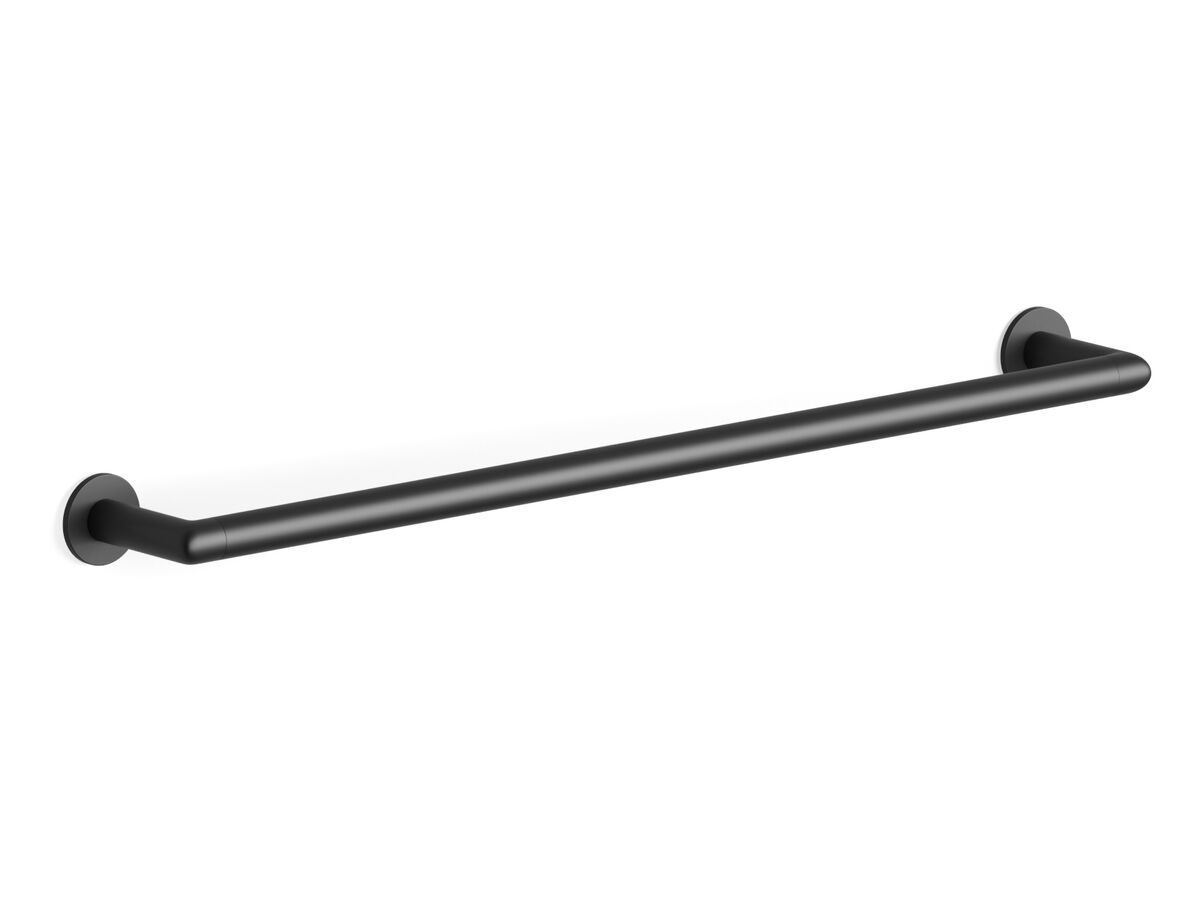Hero - Faucet Strommen Vara Single Towel Rail 600mm Matte Black
