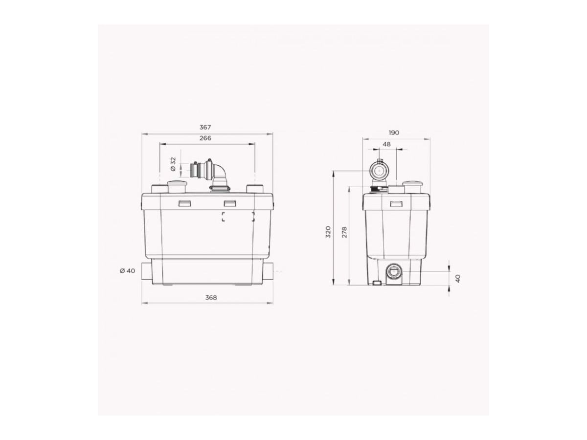 Pump Sanispeed Commercial Grey Water