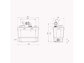 Pump Sanispeed Commercial Grey Water