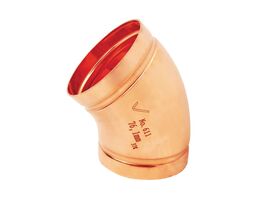 Victaulic Copper Elbow 45 Degree