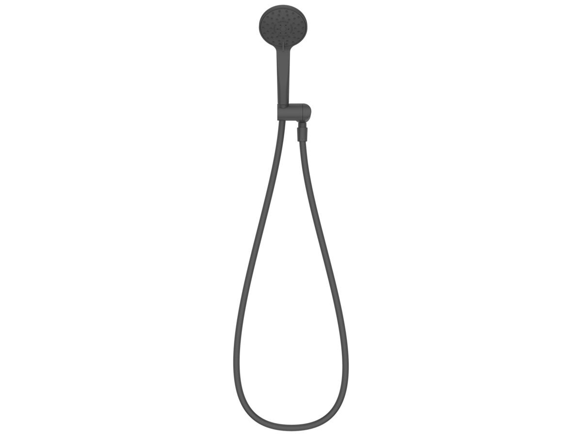 Supporting Image - Posh Bristol MK2 Handshower with Water Inlet Wall Bracket Matte Black (3 Star)