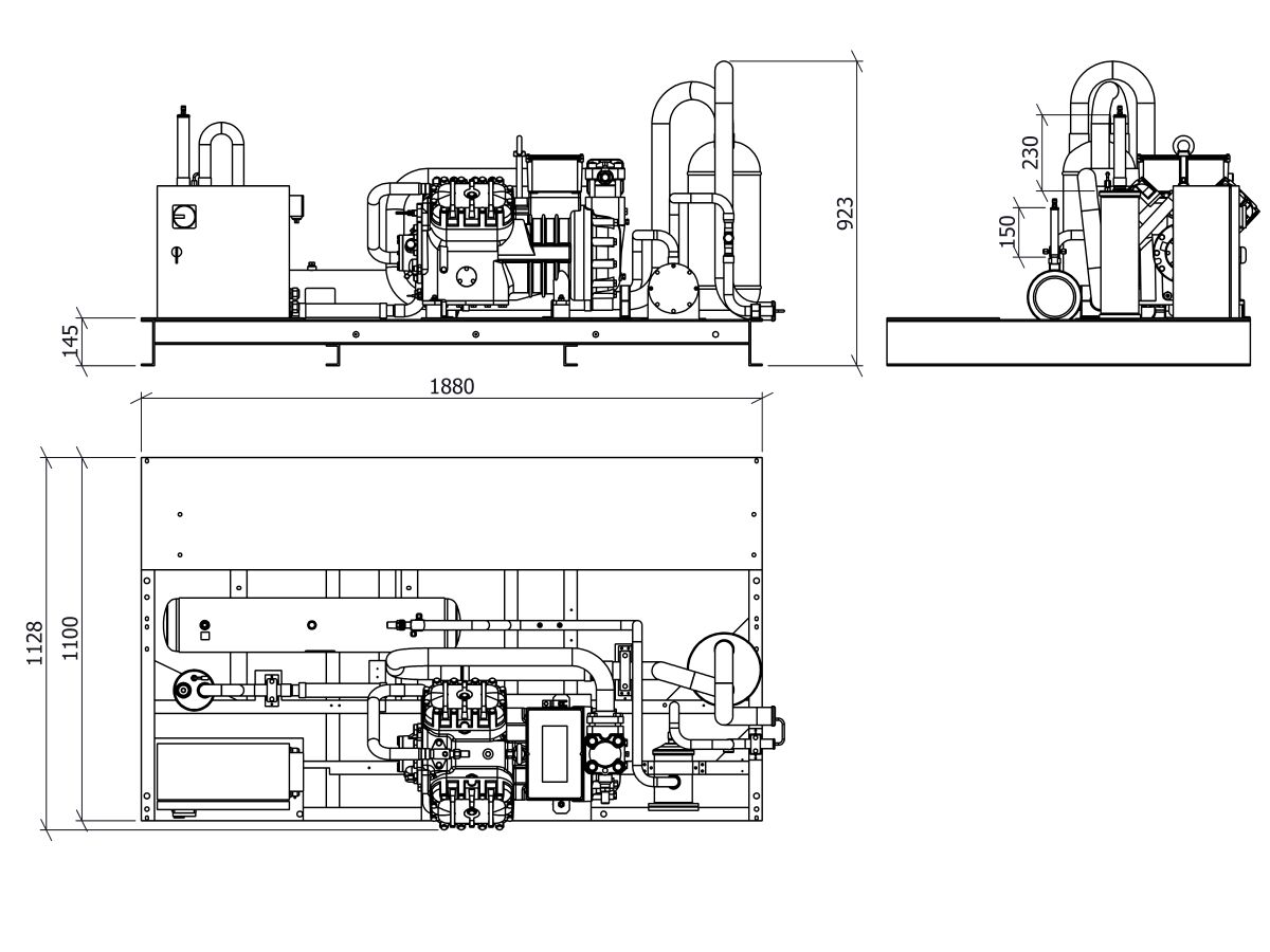 Tecumseh Semi Hermetic Receiver Unit SHR4627ZHR