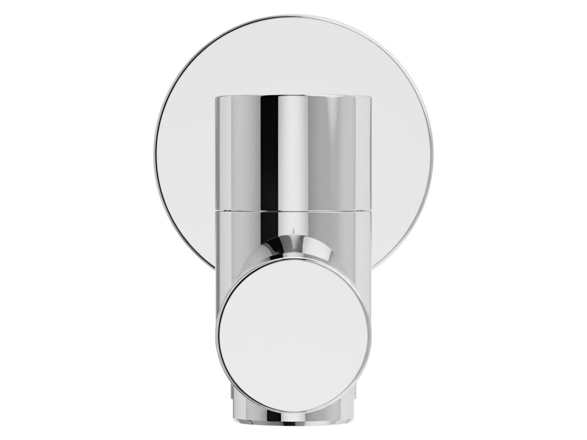 Supporting Image 2 - Mizu Drift Swivel Bath Outlet Straight Spout 227mm Chrome - Front