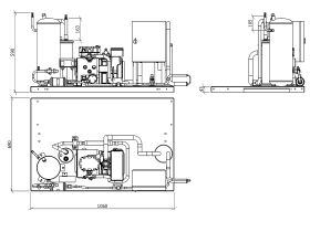 Tecumseh Semi Hermetic Receiver Unit SHR4564ZHR