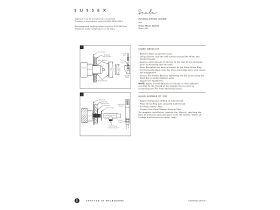 Installation Instructions - Sussex Scala Dual Mixer Tap Handshower System Chrome (3 Star)