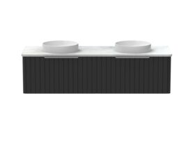 Kado Neue All-Drawer 1500 Double Bowl Wall Hung Cherry Pie