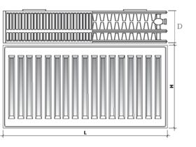 Purmo Compact C33 Drawing