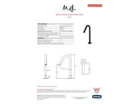Specification Sheet - Milli Pure Hob Spa Outlet PVD Matte Black