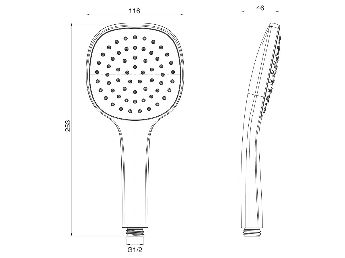 Mizu Bloc MK2 Shower Handpiece (3 Star)
