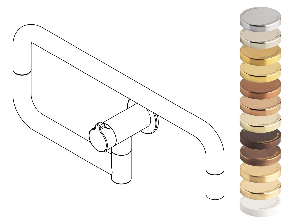 Hero - Faucet Strommen Vara Fin Wall Pot Filler Tap Specialty Finish Lead Free