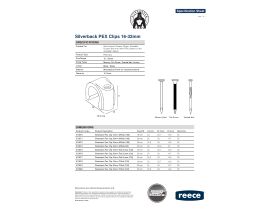 Specification Sheet - Silverback PEX Clips