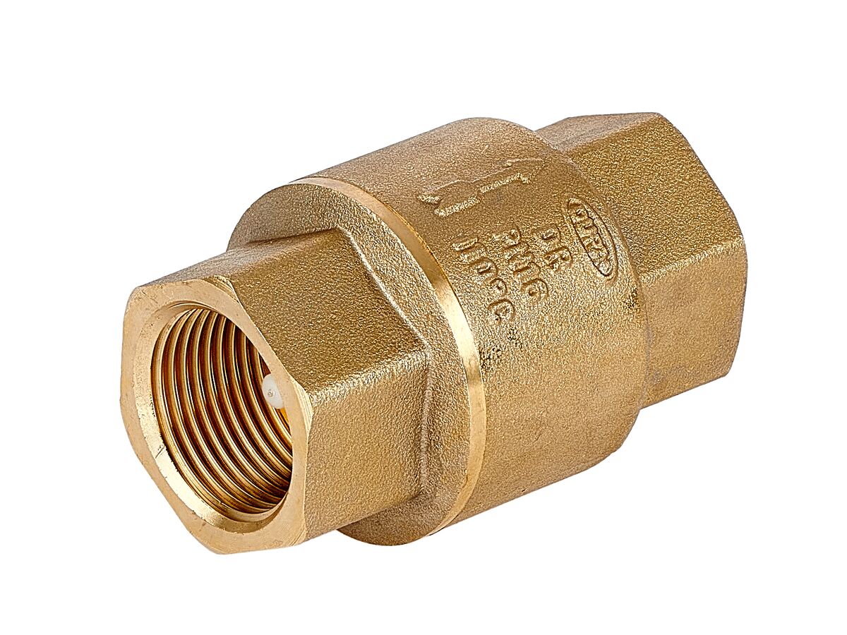 Dura Lead Free Brass Spring Check Valve Watermark Tested 20mm