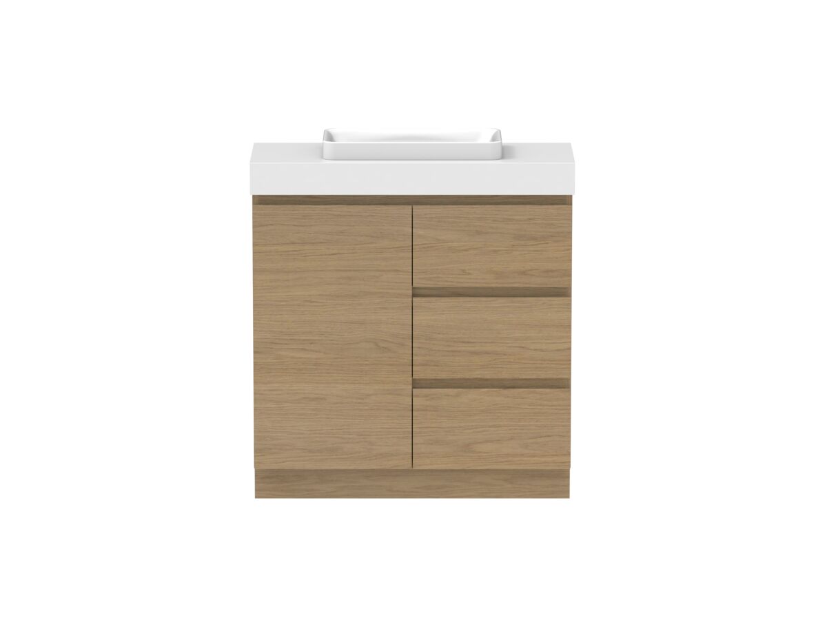 Hero - Posh Domaine 900mm Ensuite Floor Mount Vanity Unit 90mm Top
