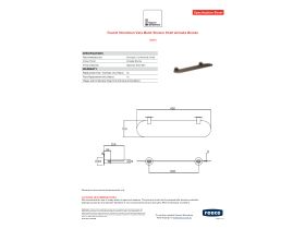 Specification Sheet - Faucet Strommen Vara Metal Shower Shelf Armada Bronze