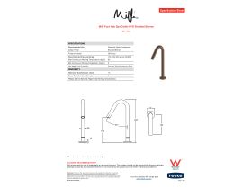 Specification Sheet - Milli Pure Hob Spa Outlet PVD Brushed Bronze