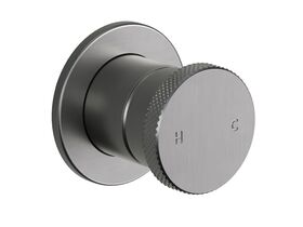 Supporting Image - Faucet Strommen Vara Disc Shower Mixer Tap Trimset Brushed Graphite Lead Free