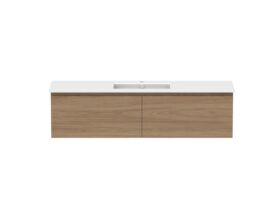 Hero - Posh Domaine 1500mm Wall Hung Vanity Unit All-Drawer Single Bowl Matte White Ceramic Top