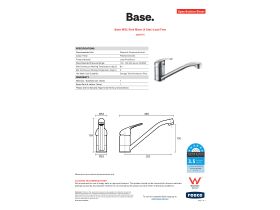 Specification Sheet - Base MK2 Sink Mixer (6 Star) Lead Free