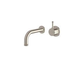 Hero - Sussex Scala Nova Wall Basin/Bath Mixer System 150mm PVD Brushed Nickel (5 Star) Lead Free