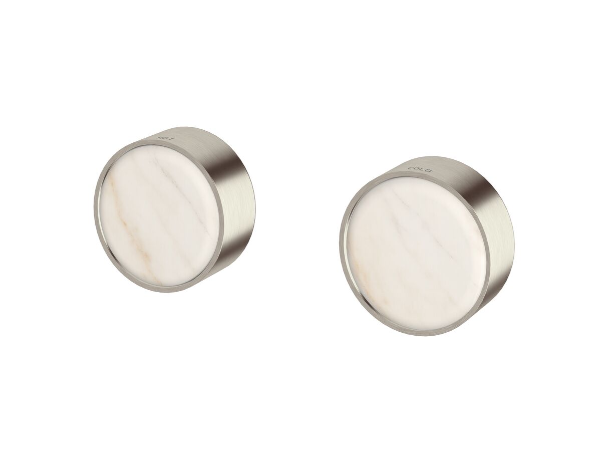 Supporting Image - Sussex Pure Elemental Wall Top Assembly PVD Brushed Nickel Lead Free with Aurora Insert