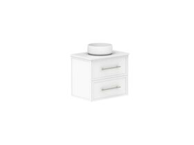 Supporting Image - Kado Lux Ensuite All Drawer Twin 600mm Wall Hung Centre Basin 20mm Top Shaker