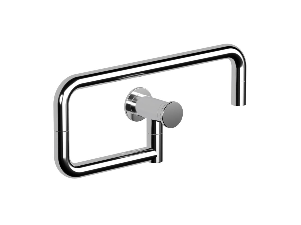 Hero - Faucet Strommen Vara Disc Wall Pot Filler Tap Chrome Lead Free