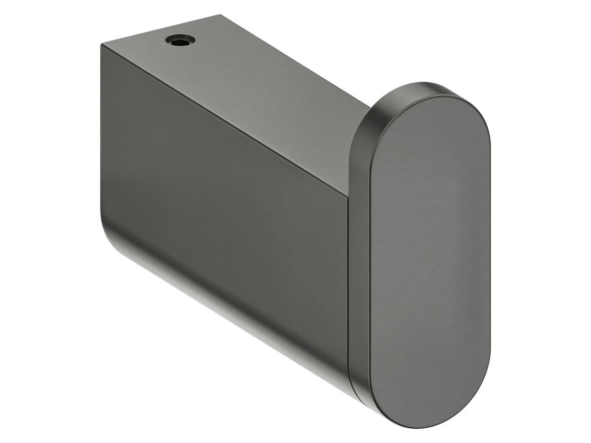 Mizu Soothe Robe Hook Brushed Gunmetal
