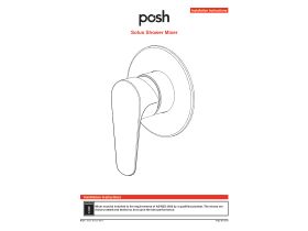 Installation Instructions - Posh Solus - Shower Mixer Taps