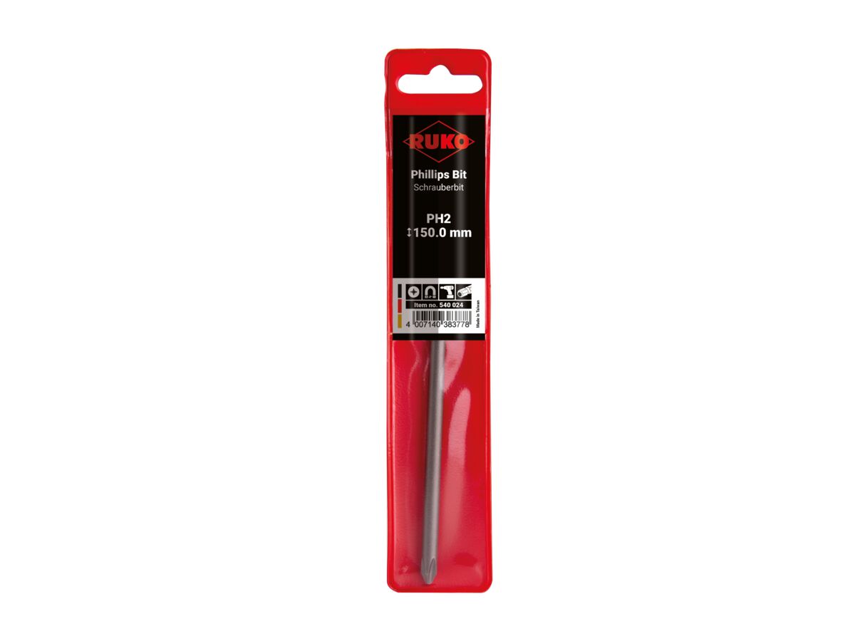 Ruko Phillips Bit - #2 x 150mm