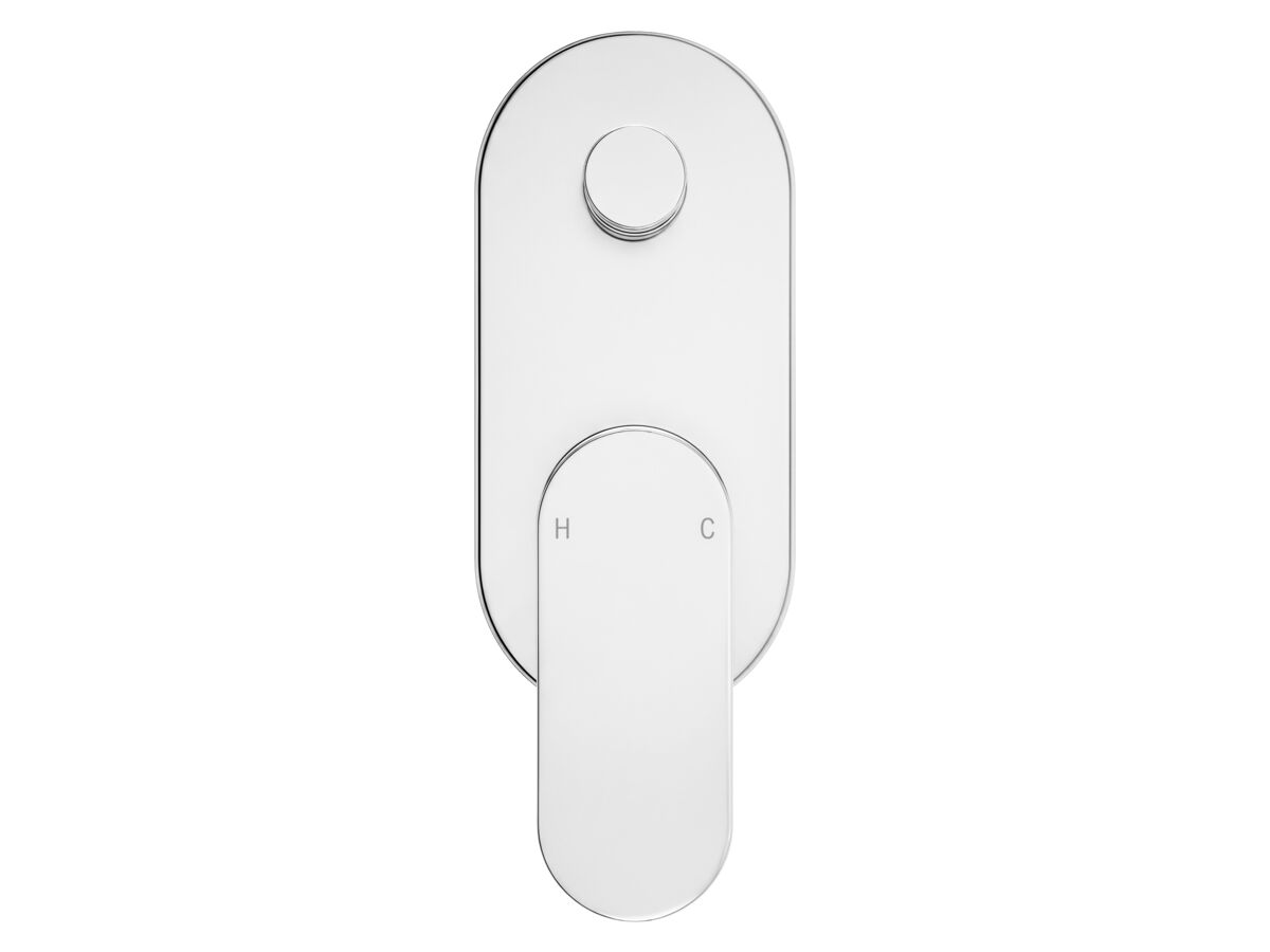 Supporting Image 2 - Mizu Soothe MK2 Shower Mixer with Diverter Kit Chrome - Front