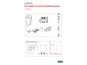Installation Instructions - LAUFEN Palomba Floorstanding Washbasin 1 Taphole White
