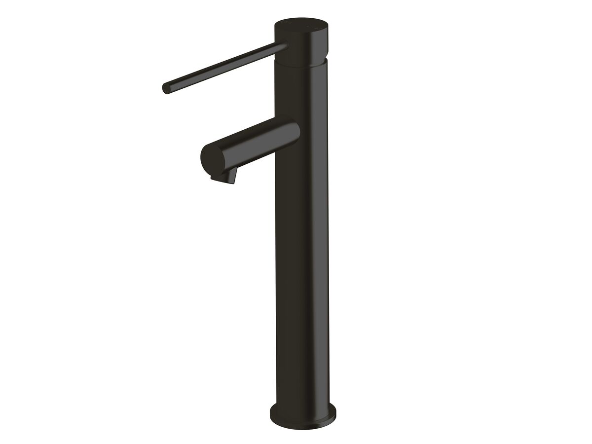 Hero - Sussex Scala Basin Mixer Tap with 150mm Extension Pin LUX PVD Matte Opium Black (6 Star)