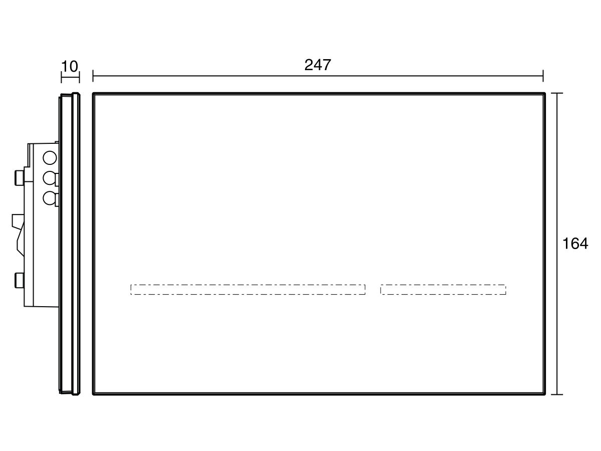 Geberit Sigma80 Bluetooth Sensor Plate