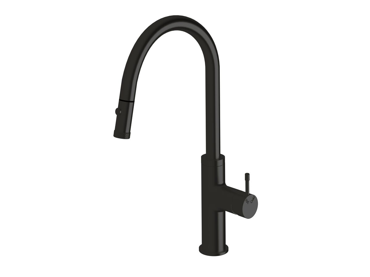 Hero - Sussex Scala Nova Sink Mixer Pull Out Spray PVD Matte Black (5 Star) Lead Free