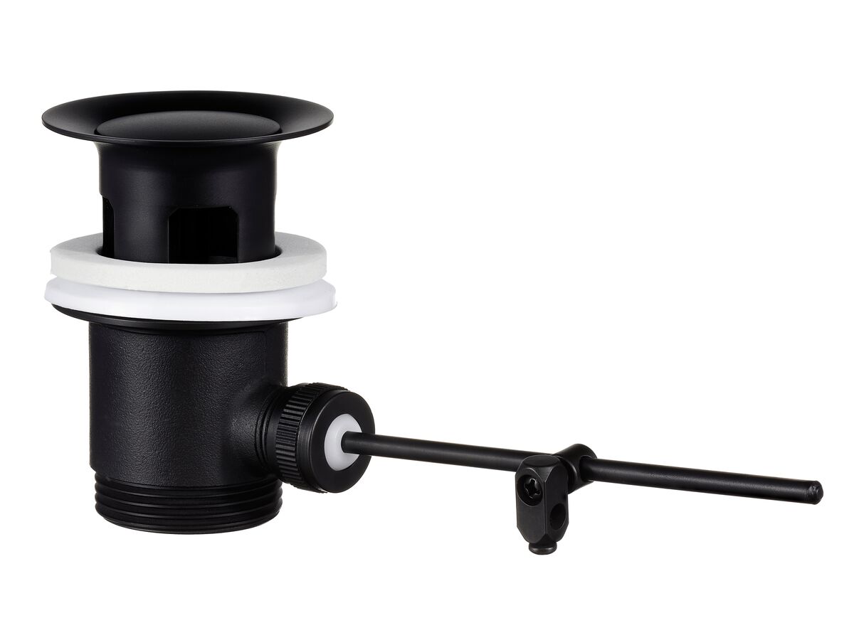 Mizu Drift Bidet/Basin Lever Pop Up Waste 32mm x 40mm Overflow Matte Black