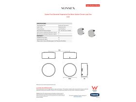 Specification Sheet - Sussex Pure Elemental Progressive Dual Mixer System Chrome Lead Free