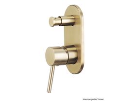 Mizu Drift MK2 Shower Mixer with Diverter (kit) Brushed Gold