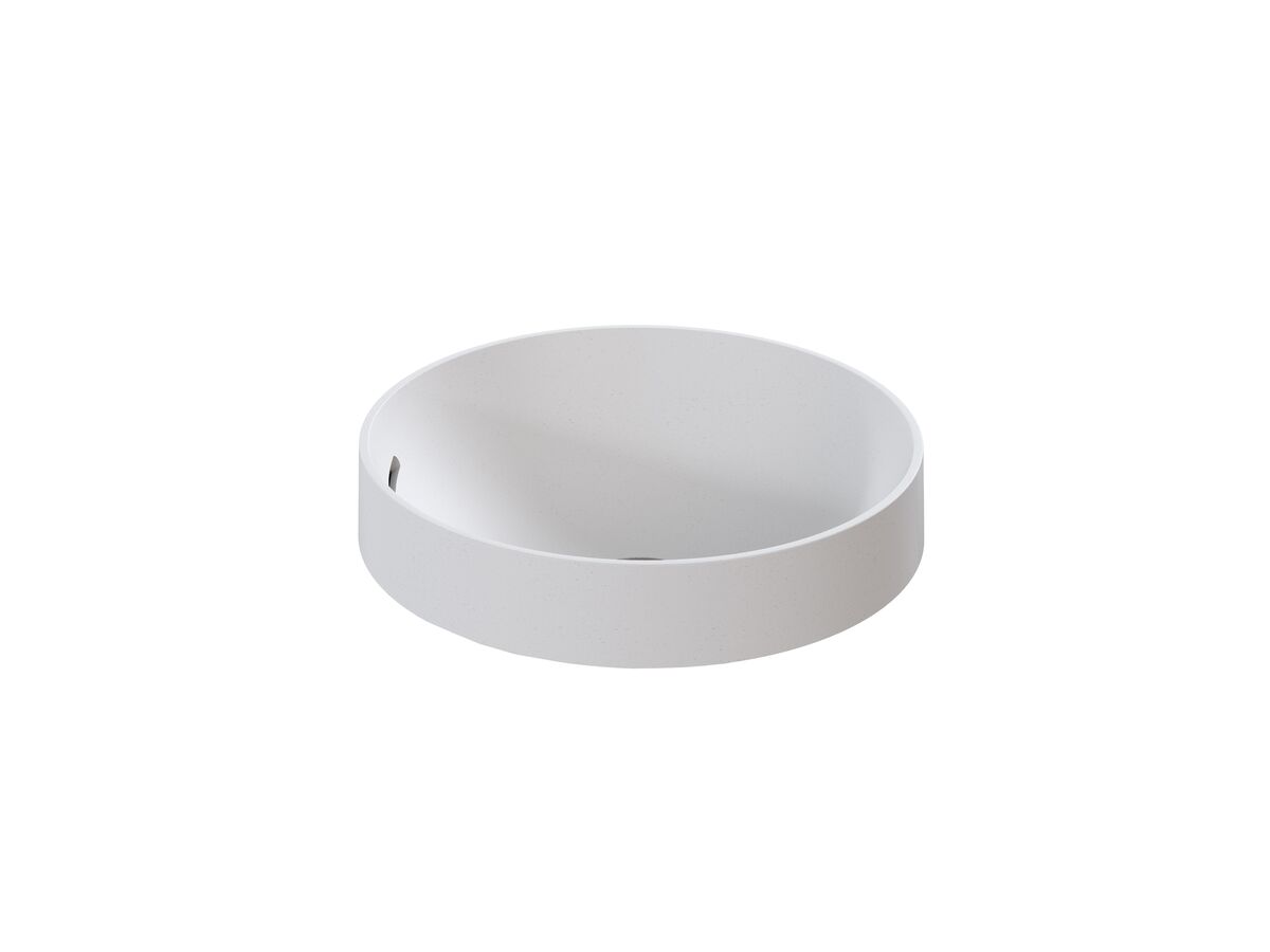 Supporting Image - Omvivo Villa Thin Edge Round Semi Inset Basin 360mm White Haven