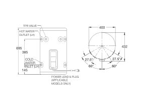 Rheem Stellar 50L Stainless Steel Electric Hot Water System