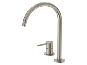 Hero - Mizu Drift Extended Height Hob Mixer Set Brushed Nickel (5/6 Star) Lead Free