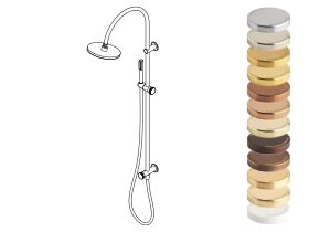Hero - Faucet Strommen Vara Disc Twin Rail Shower Specialty Finish (3 Star)