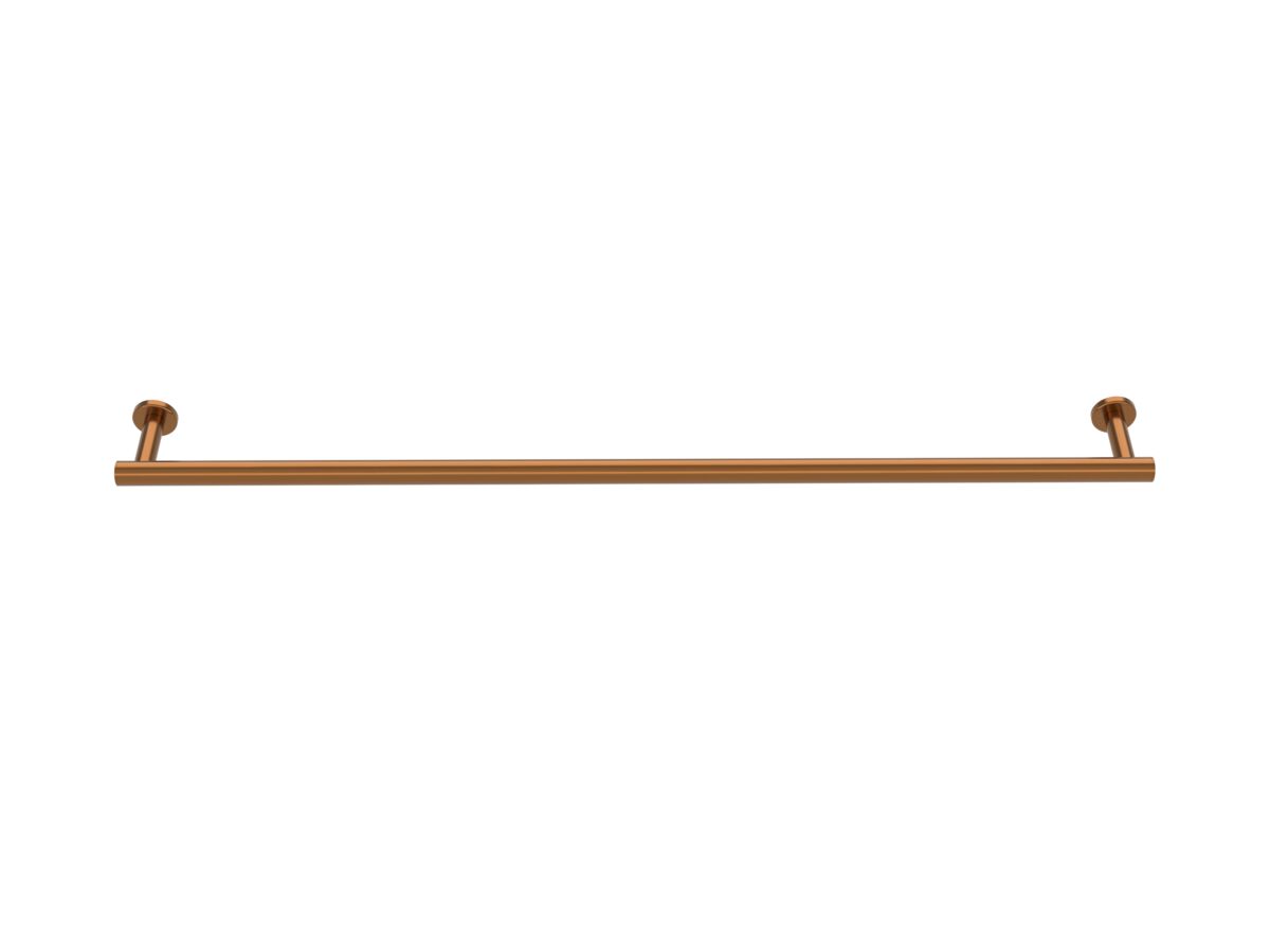 Supporting Image - Mizu Drift Single Towel Rail 900mm Brushed Bronze - Front