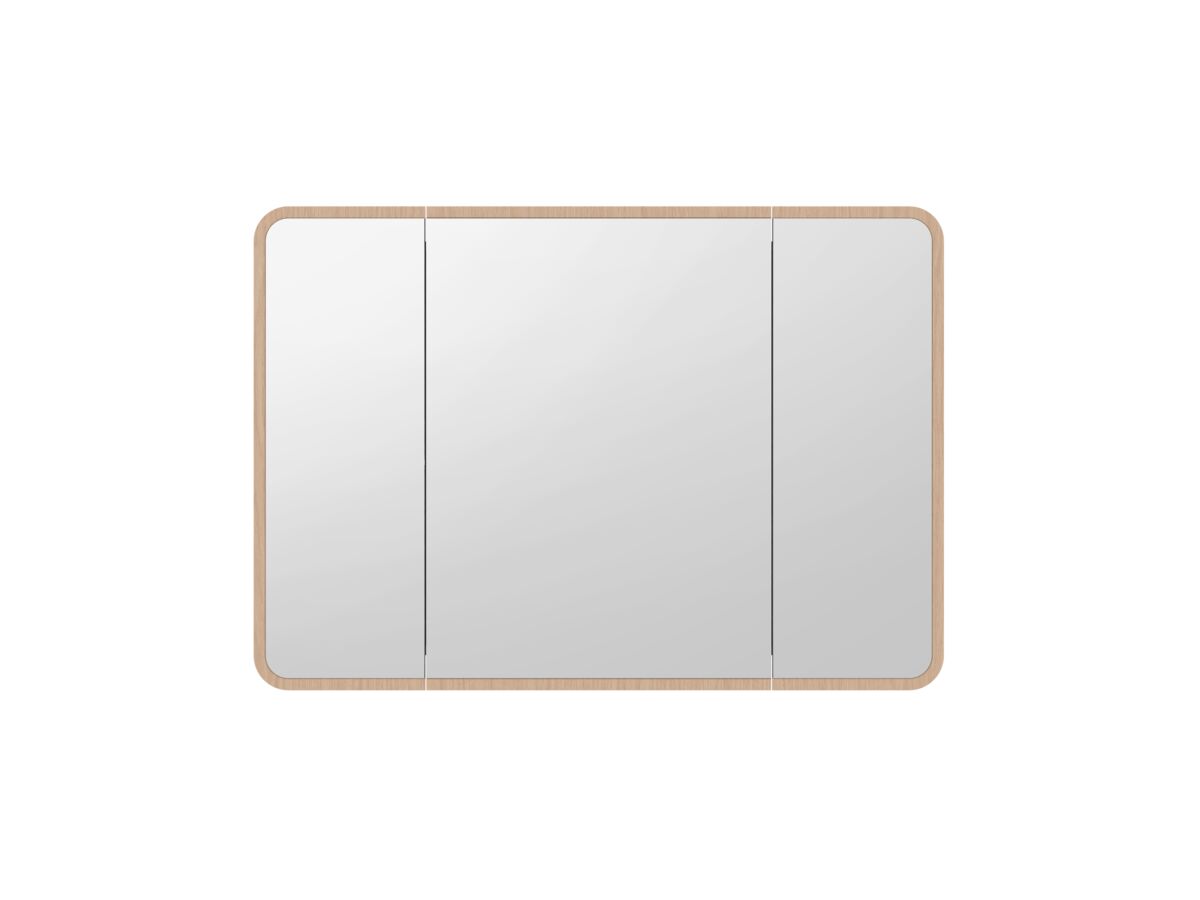 Hero - Kado Lux Framed 3 Door Mirror Shaving Cabinet 1200mm x 840mm