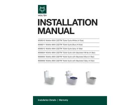 Technical Guide - Wolfen 800 Close Coupled Back to Wall Toilet Suite