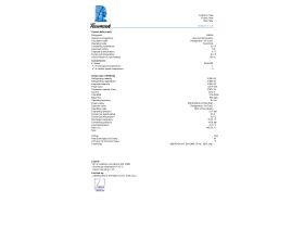 Technical Specifications - Tecumseh Semi Hermetic Compressor SH4610Z